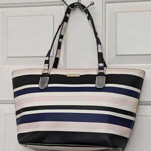 KATE SPADE WOMEN'S   SHOULDER  BAG SATCHET PURSE  STRIPED.